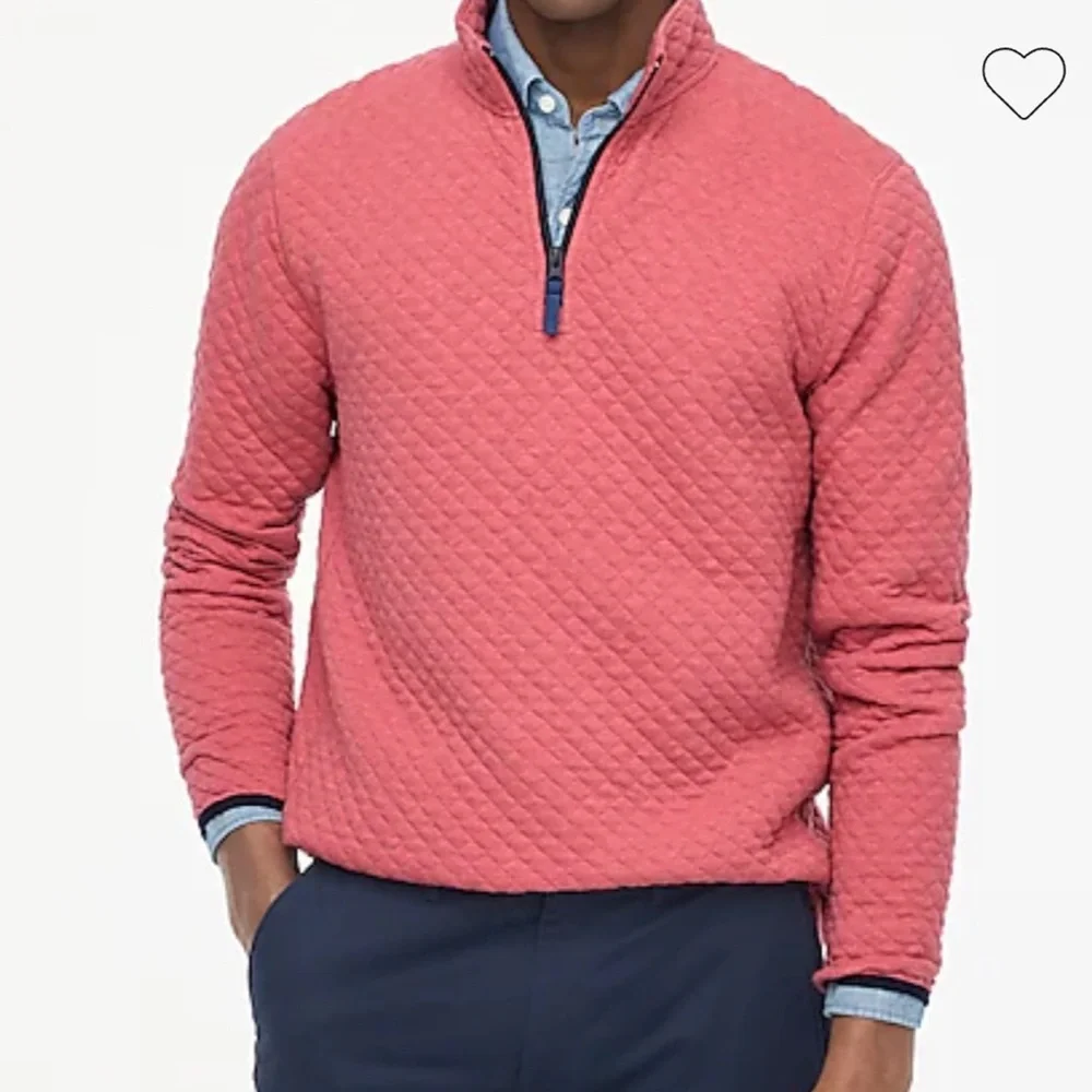 J. Crew - Red/Pink Elevated Casual Pullover Fleece - Size S
